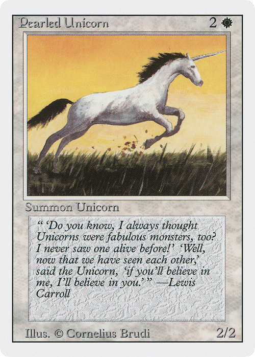 Pearled Unicorn (3ED-) - Revised Edition