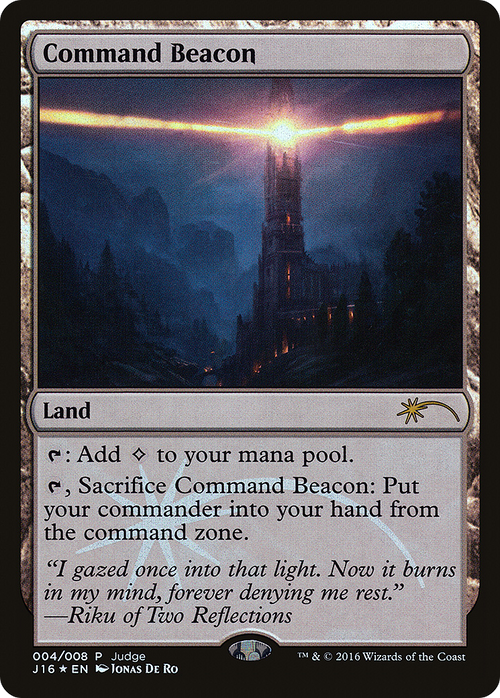 Command Beacon (JDG-004) - Judge Gift Cards 2016 Foil