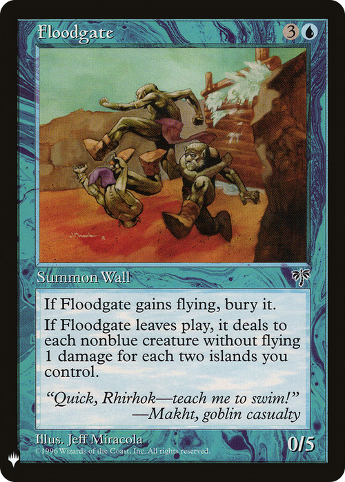 Floodgate (LIST-MIR-67) - The List