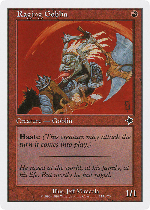 Raging Goblin (S99-114) - Starter 1999