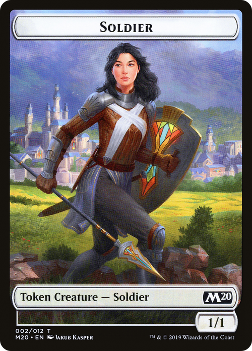 Soldier Token (M20-002) - Core Set 2020 Tokens