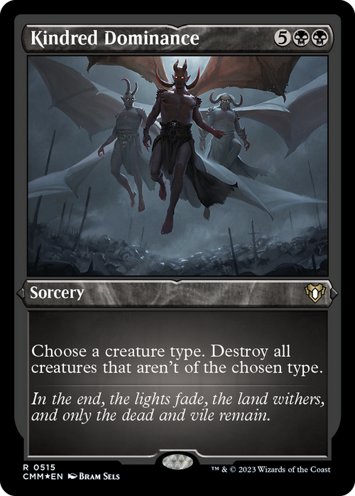 Kindred Dominance (Foil Etched) (CMM-515) - Commander Masters Foil