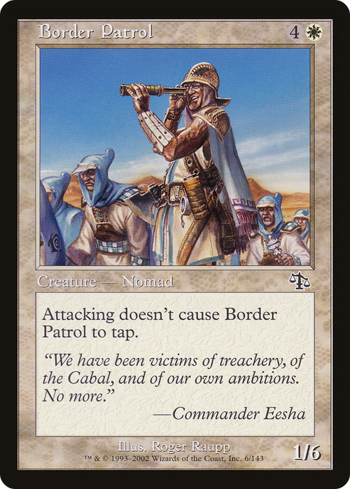 Border Patrol (JUD-006) - Judgment Foil