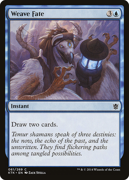 Weave Fate (KTK-061) - Khans of Tarkir Foil