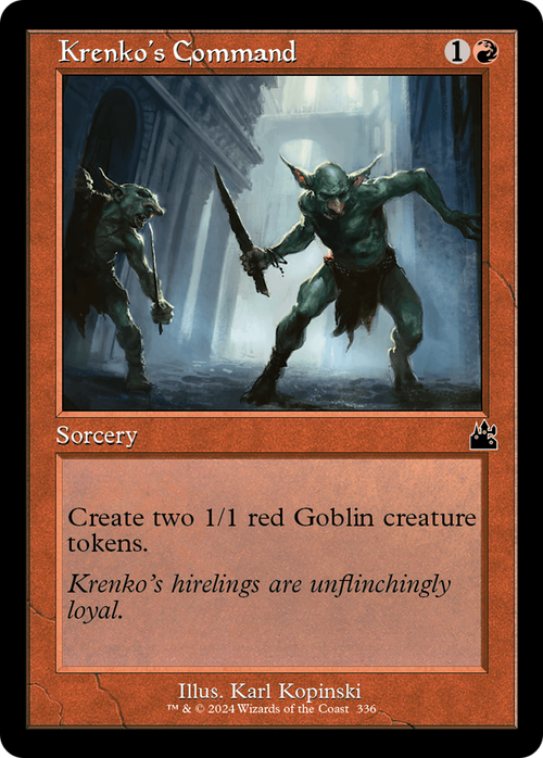 Krenko's Command (Retro Frame) (RVR-336) - Ravnica Remastered Foil
