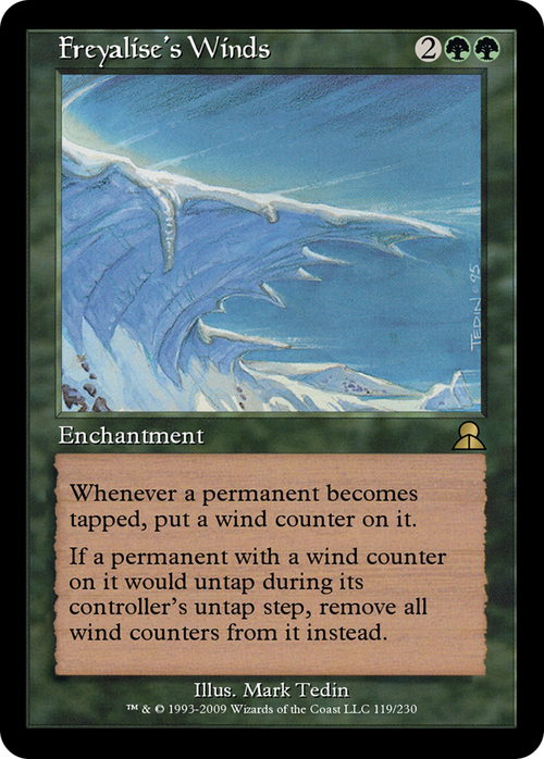 Freyalise's Winds (ME3-119) - Masters Edition III Foil