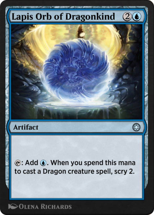 Lapis Orb of Dragonkind (HBG-127) - Alchemy Horizons: Baldur's Gate