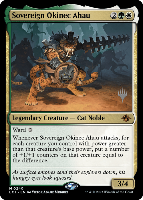 Sovereign Okinec Ahau (PPLCI-240) - The Lost Caverns of Ixalan Promos Foil
