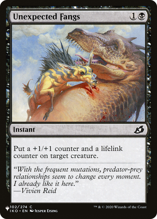 Unexpected Fangs (LIST-IKO-102) - The List