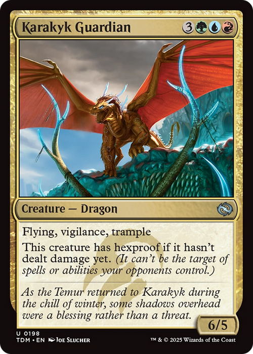 Karakyk Guardian (TDM-198) - Tarkir: Dragonstorm Foil