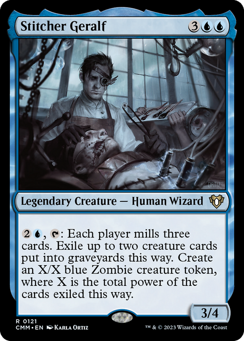 Stitcher Geralf (CMM-121) - Commander Masters Foil