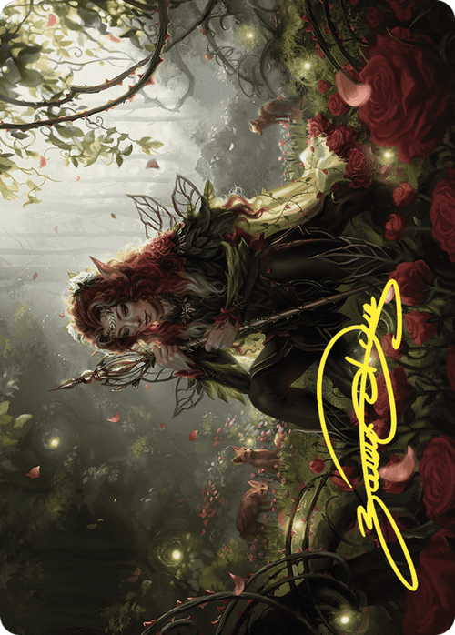 Yenna, Redtooth Regent // Yenna, Redtooth Regent (AWOE-035) - Wilds of Eldraine Art Series (Borderless)