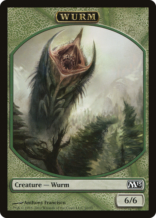 Wurm Token (M13-010) - Magic 2013 Tokens