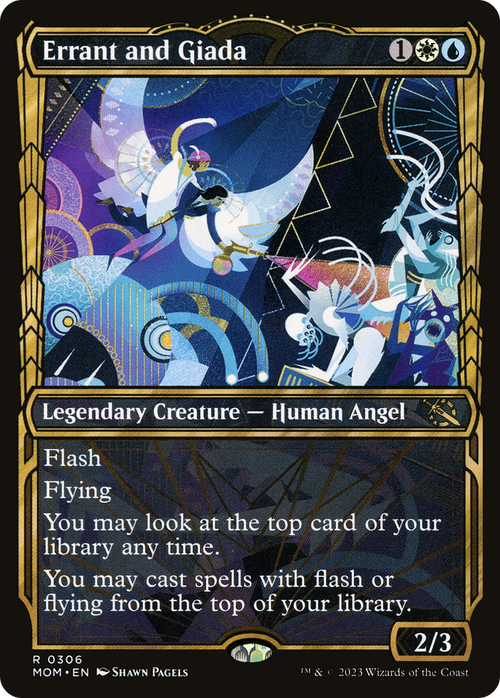 Errant and Giada (Showcase) (MOM-306) - March of the Machine: (Showcase) Foil