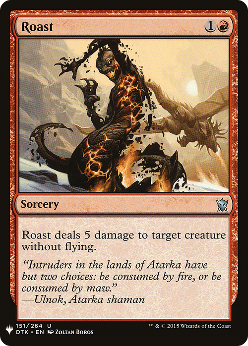 Roast (LIST-DTK-151) - The List