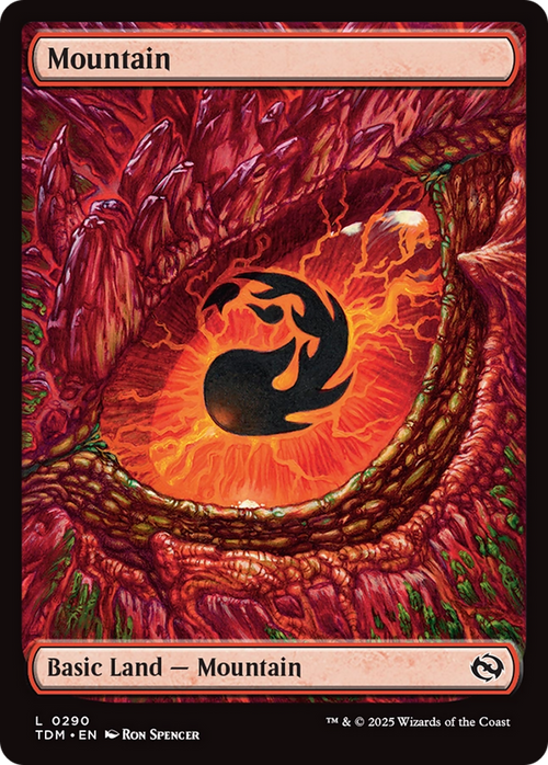 Mountain (0290) (TDM-290) - Tarkir: Dragonstorm Foil