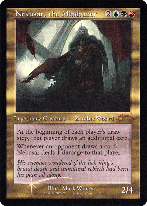 Nekusar, the Mindrazer (Retro Frame) (SLD-860) - Secret Lair Drop Foil