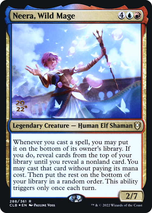 Neera, Wild Mage (PRE-288) - Battle for Baldur's Gate Promos Foil