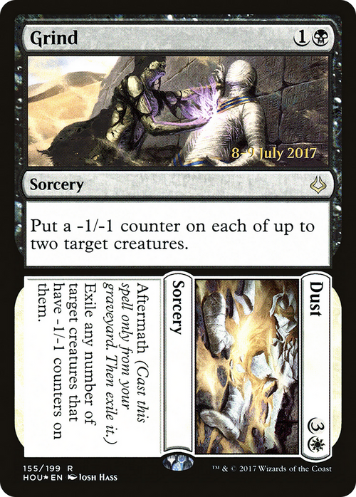 Grind // Dust (PRE-155S) - Hour of Devastation Promos Foil