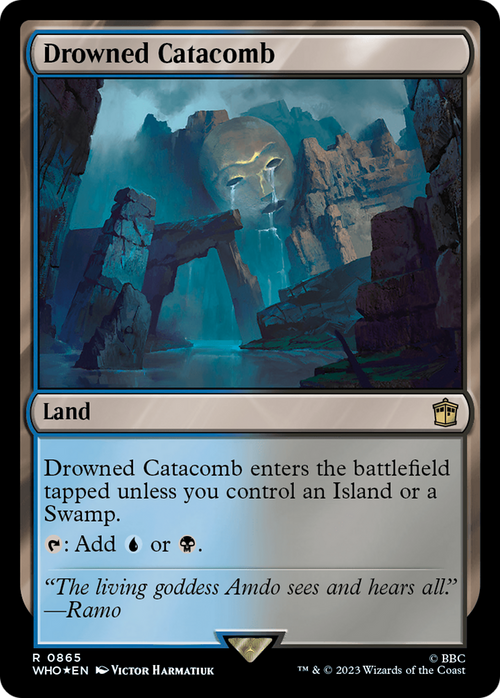 Drowned Catacomb (Surge Foil) (WHO-865) - Doctor Who Foil