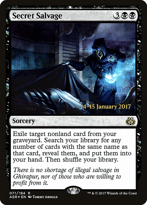 Secret Salvage (PRE-71S) - Aether Revolt Promos Foil