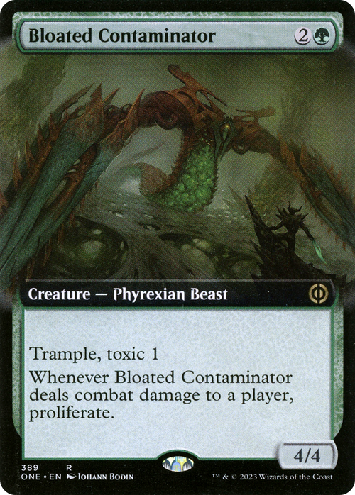 Bloated Contaminator (Extended Art) (ONE-389) - Phyrexia: All Will Be One: (Extended Art) Foil