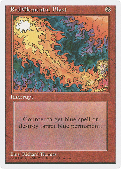Red Elemental Blast (4ED-) - Fourth Edition