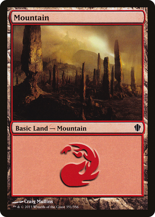 Mountain (351) (C13-351) - Commander 2013