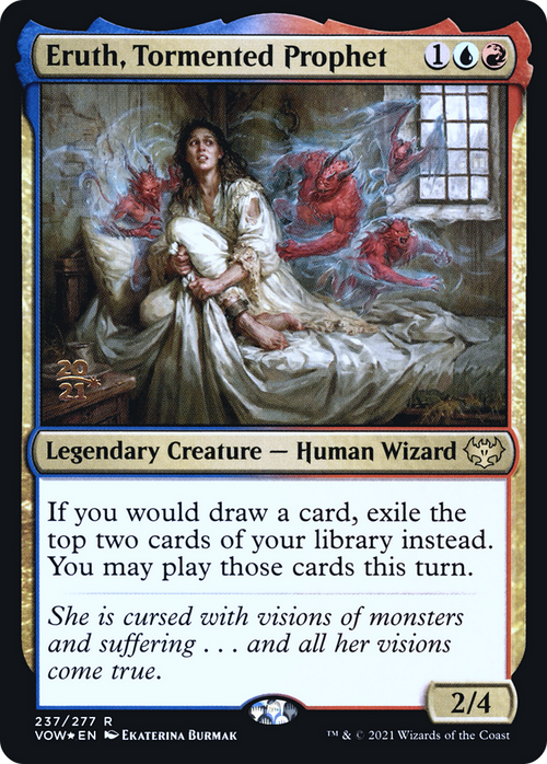 Eruth, Tormented Prophet (PRE-237) - Innistrad: Crimson Vow Promos Foil