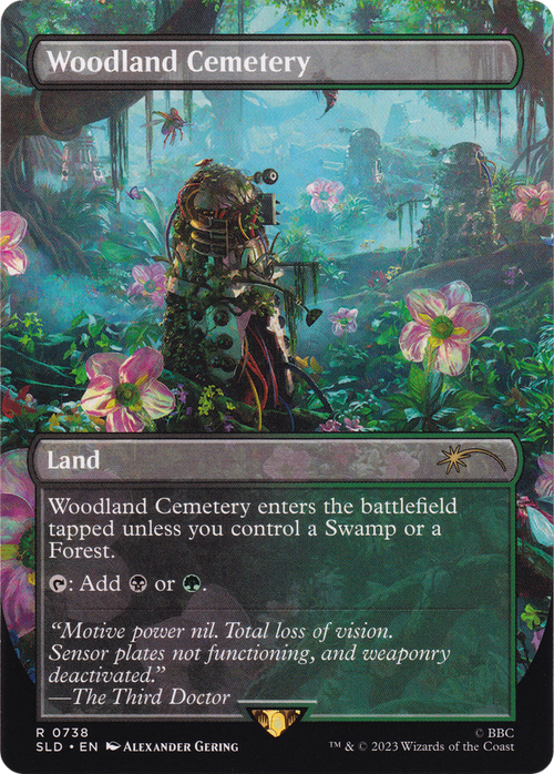 Woodland Cemetery (SLD-738) - Secret Lair Drop (Borderless)
