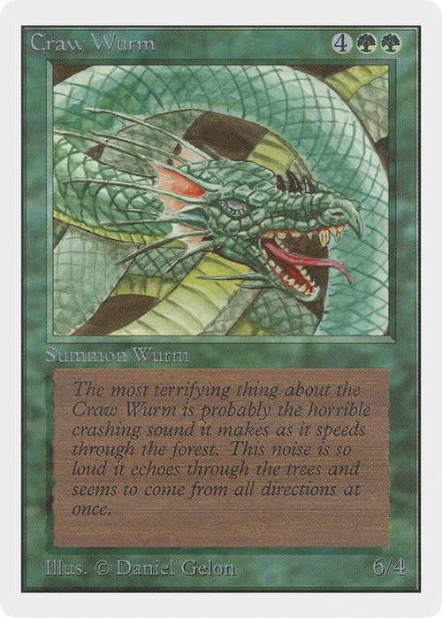 Craw Wurm (2ED-) - Unlimited Edition