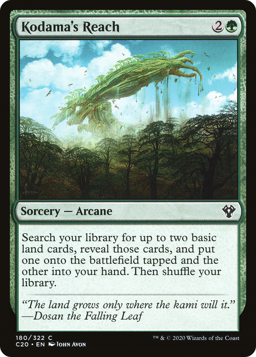Kodama's Reach (C20-180) - Commander 2020