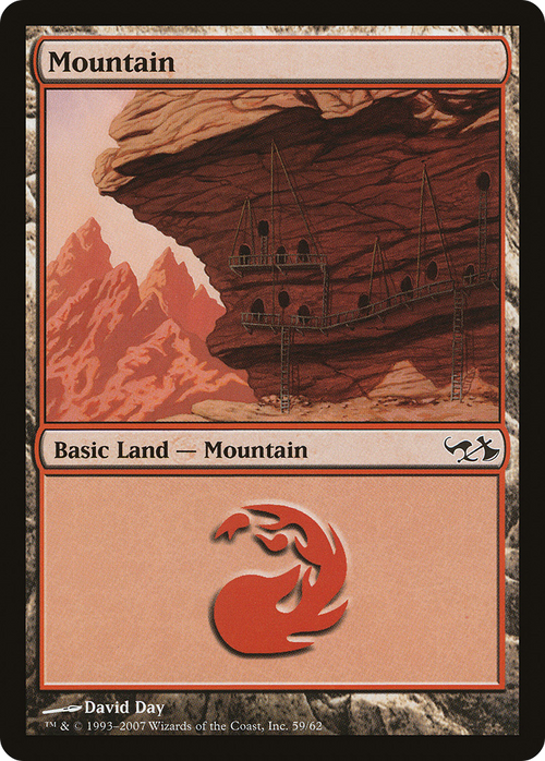 Mountain (59) (EVG-059) - Duel Decks: Elves vs. Goblins
