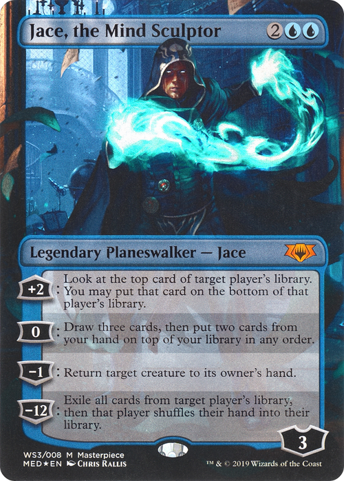 Jace, the Mind Sculptor (MED3-WS3) - Mythic Edition (Borderless) Foil