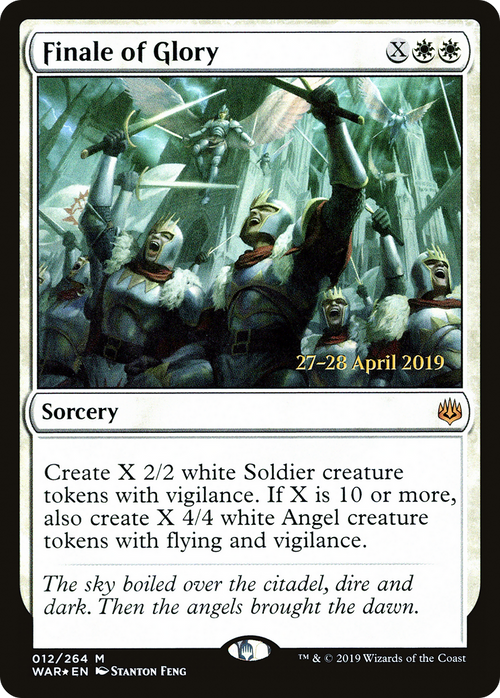 Finale of Glory (PRE-12S) - War of the Spark Promos Foil
