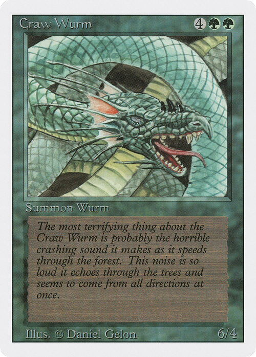 Craw Wurm (3ED-) - Revised Edition