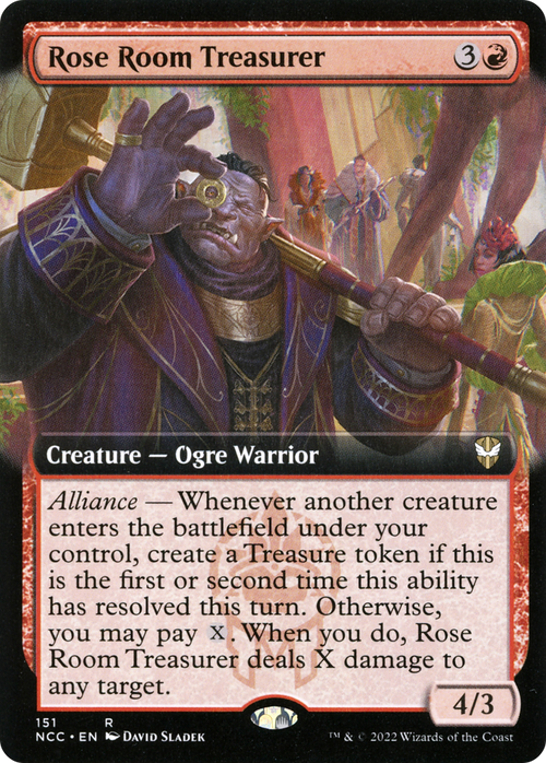 Rose Room Treasurer (Extended Art) (NCC-151) - New Capenna Commander: (Extended Art)