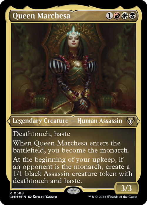 Queen Marchesa (Foil Etched) (CMM-588) - Commander Masters Foil