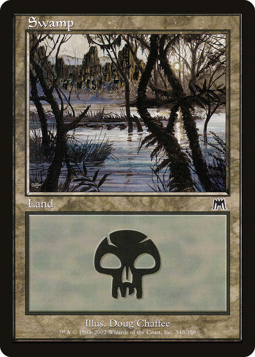 Swamp (340) (ONS-340) - Onslaught Foil