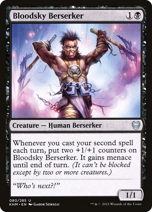 Bloodsky Berserker (KHM-080) - Kaldheim Foil