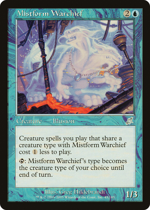 Mistform Warchief (SCG-043) - Scourge