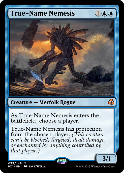 True-Name Nemesis (PZ1-035) - Legendary Cube Prize Pack Foil