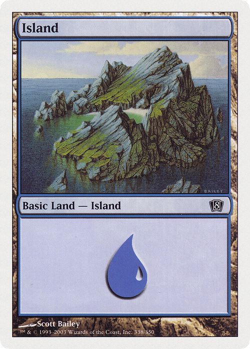Island (338) (8ED-338) - 8th Edition