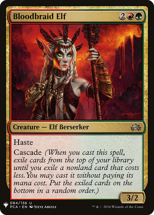 Bloodbraid Elf (LIST-PCA-84) - The List