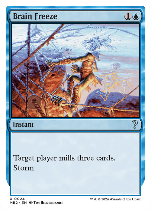 Brain Freeze (White Border) (MB2-024) - Mystery Booster 2