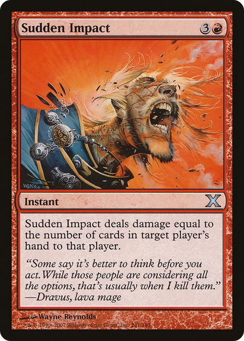 Sudden Impact (10E-241) - Tenth Edition Foil