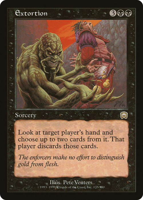 Extortion (MMQ-135) - Mercadian Masques Foil