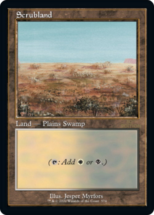 Scrubland (Retro Frame) (30A-574) - 30th Anniversary Edition