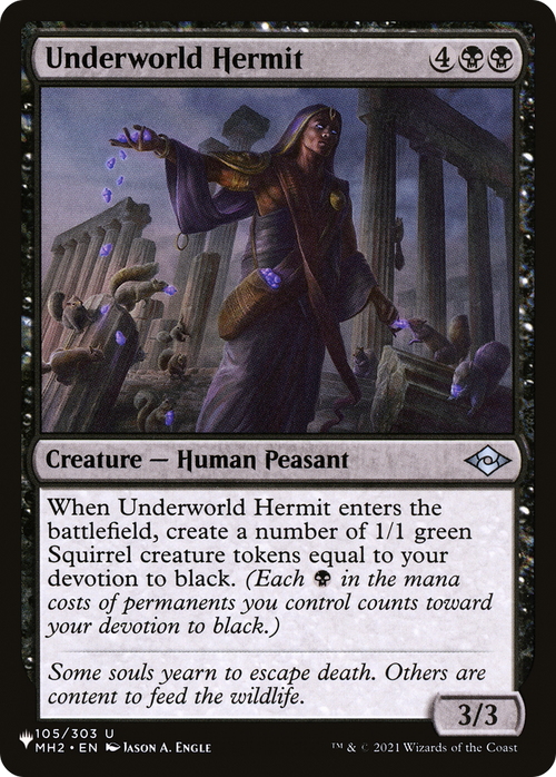 Underworld Hermit (LIST-105/303) - The List