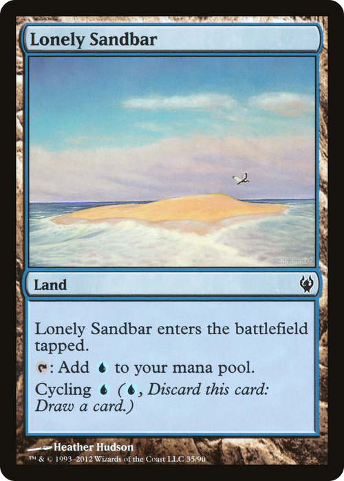 Lonely Sandbar (DDJ-035) - Duel Decks: Izzet vs. Golgari